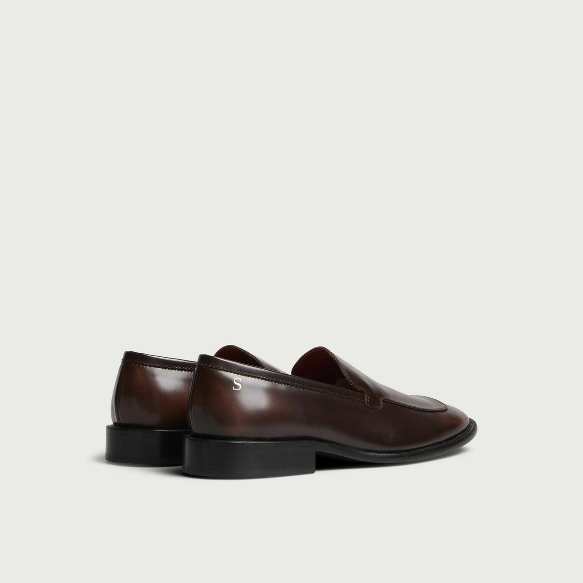 Acne Studios Men's Bassel Le Loafers in Dark Brown