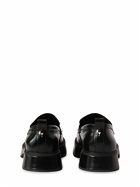 AMI PARIS Leather Squared Toe Loafers
