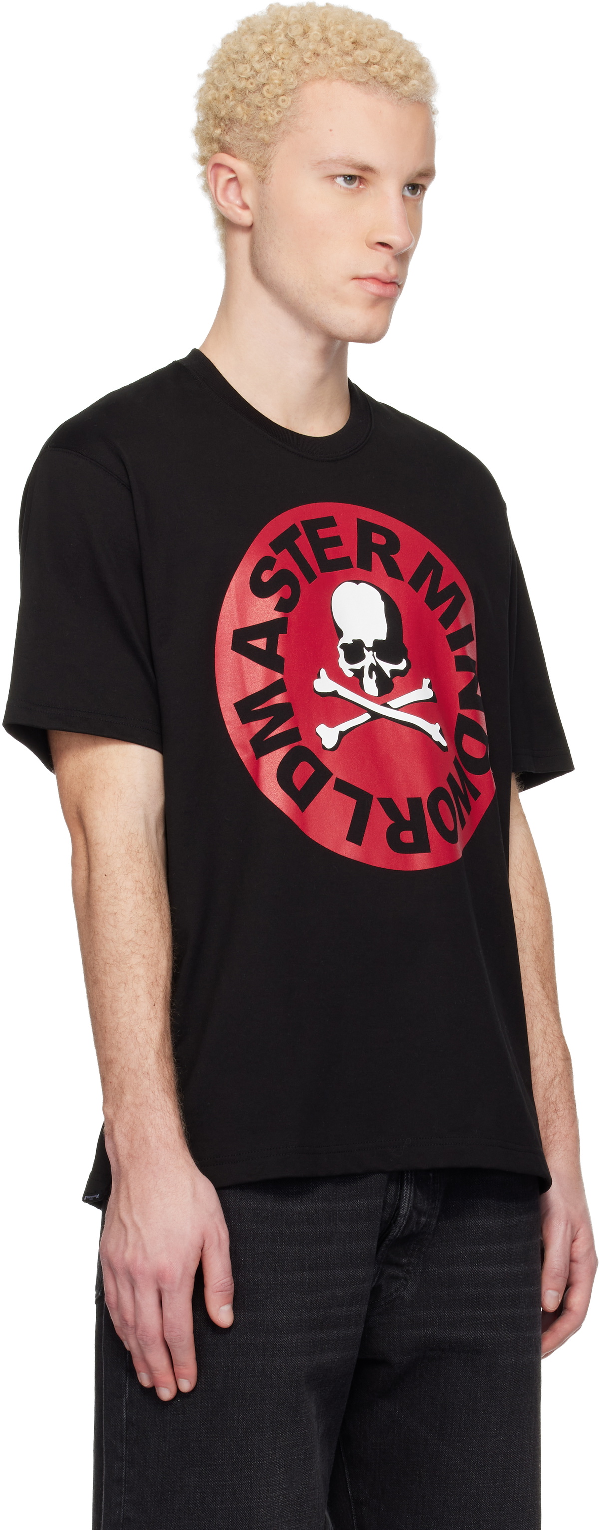 MASTERMIND WORLD Black MW Circle SS T-shirt