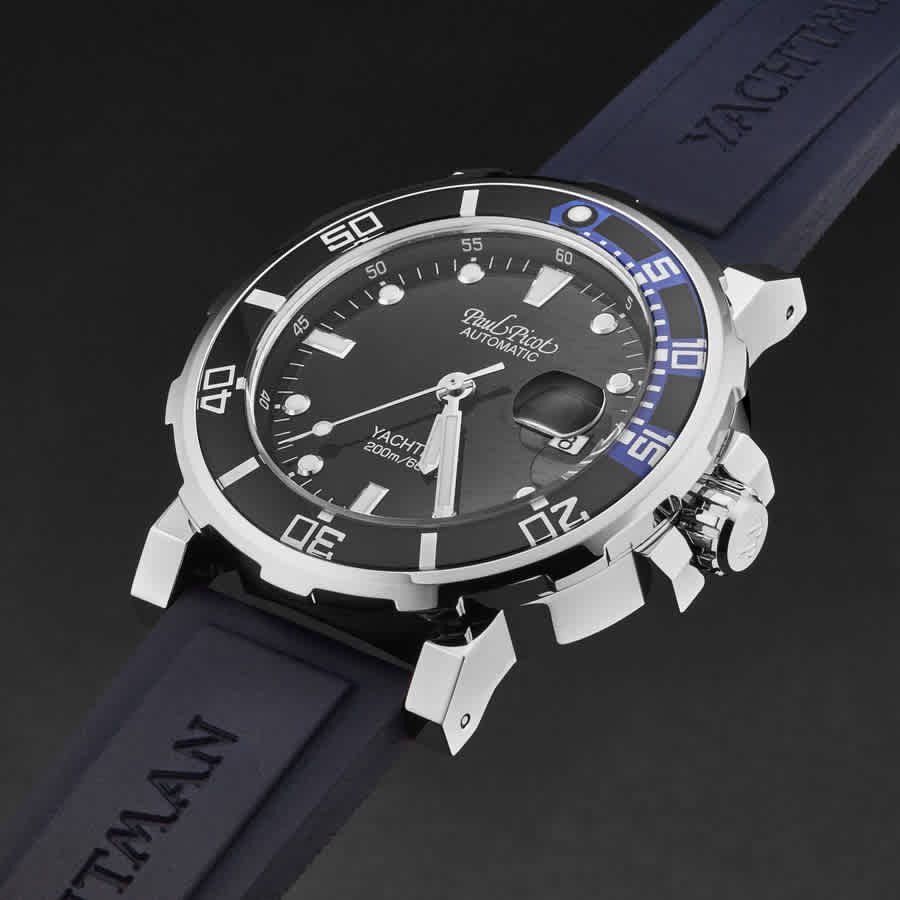 Paul Picot Yachtman Iii Automatic Black Dial Mens Watch P1151.NBS.SG.3614CM010
