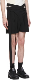 Ottolinger Black Polyester Shorts