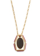 LA Double J Power Portal 24kt Gold-plated Necklace - One Size