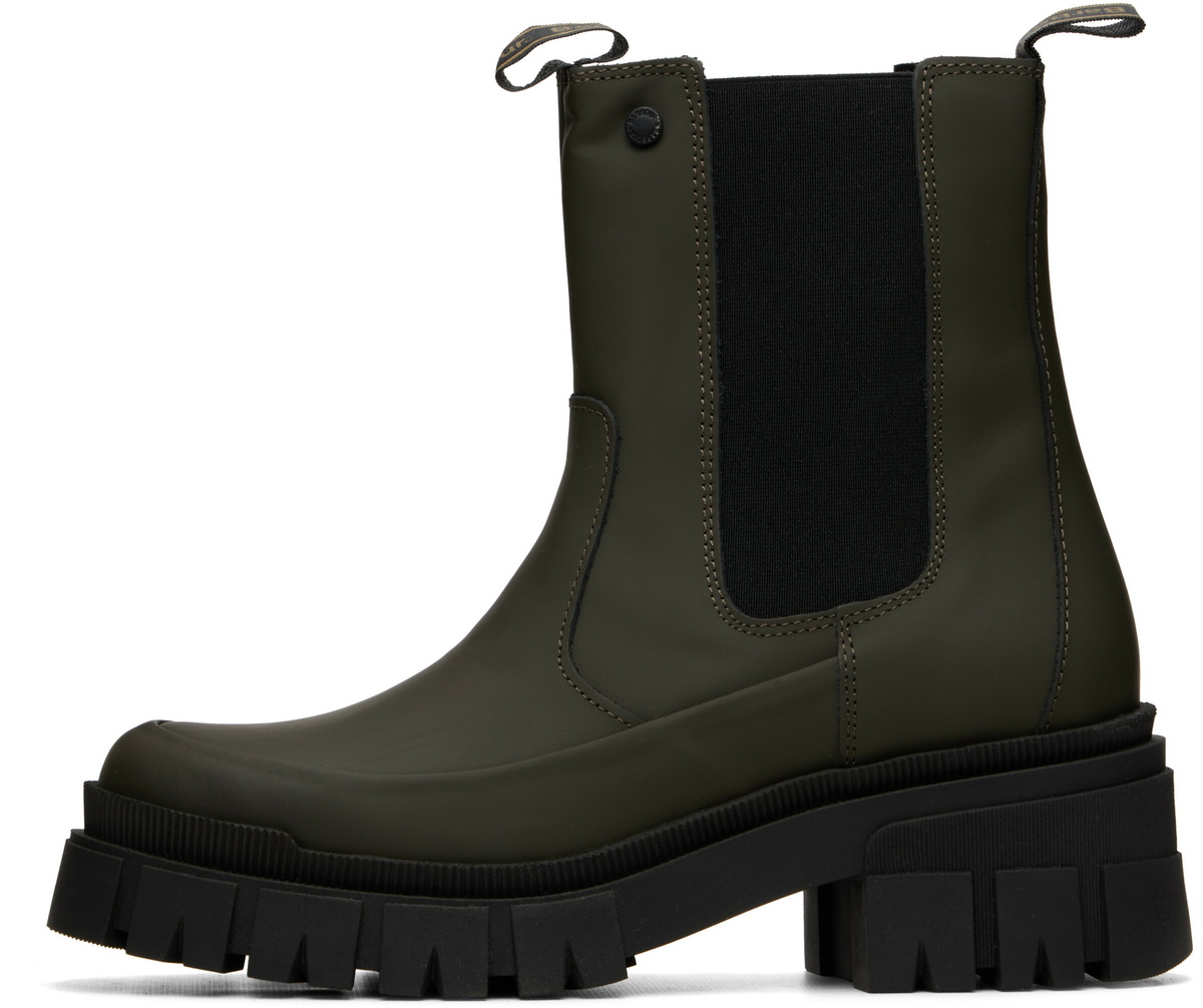 Barbour Khaki Sofie Chelsea Boots