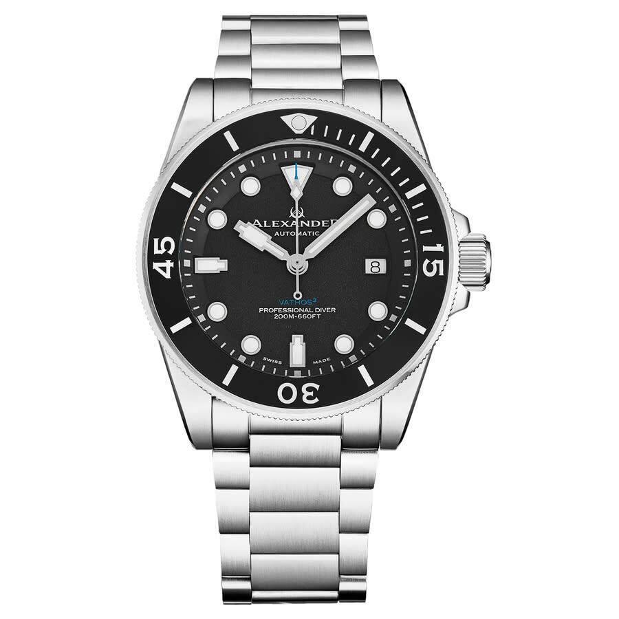 Alexander Alexander 2 Automatic Black Dial Mens Watch A520-01