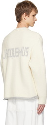 Jacquemus Off-White Guirlande 'La Maille Pavane' Sweater