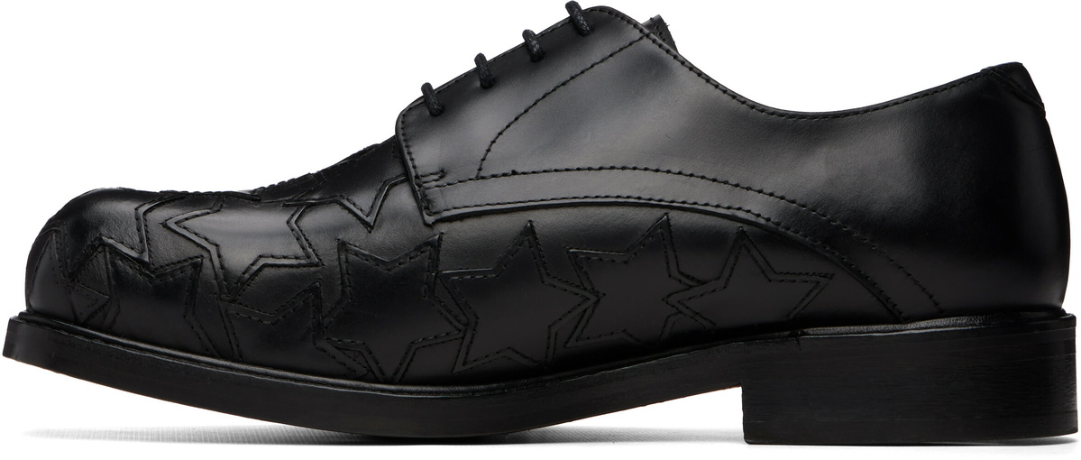 Stefan Cooke Black Star Square Toe Derbys