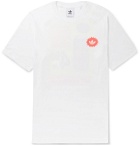 adidas Originals - Printed Cotton-Jersey T-Shirt - White