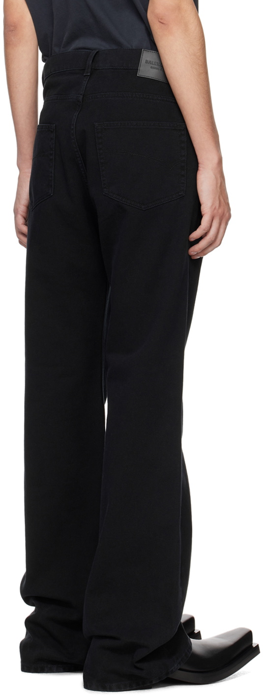 Balenciaga Black Relaxed-Fit Jeans Balenciaga