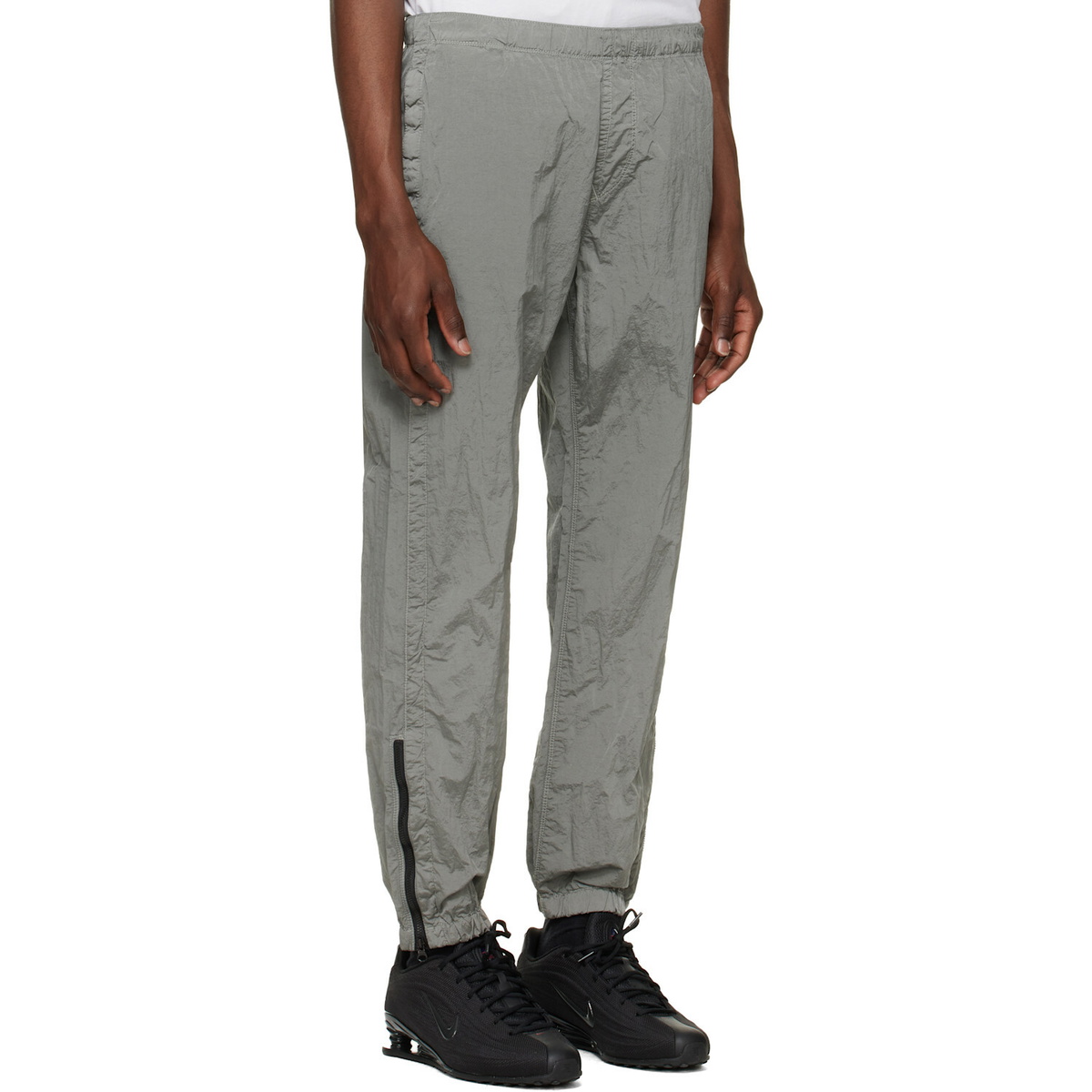 Stone Island Gray 3100035 Nylon Metal ECONYL Trousers