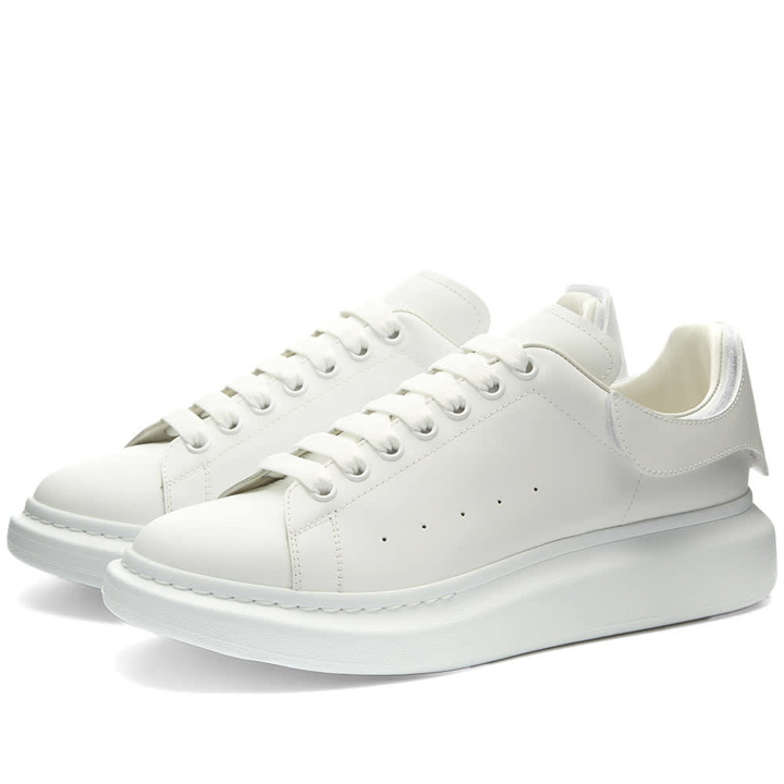 Photo: Alexander McQueen Removable Velcro Patch Wedge Sole Sneaker