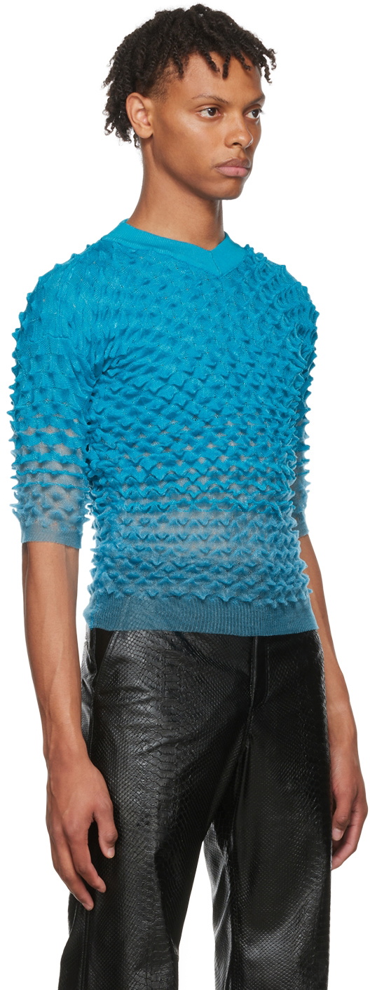 Chet Lo SSENSE Exclusive Blue Sunshine Shirt