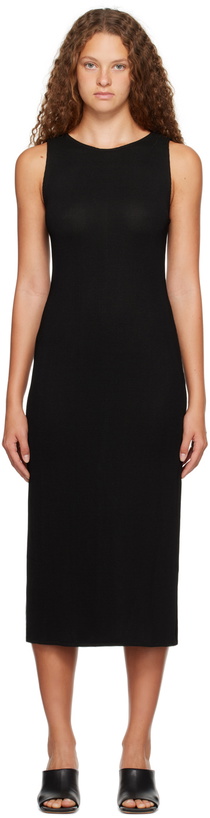 Photo: ANINE BING Black Savannah Midi Dress