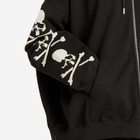 MASTERMIND WORLD Men's Patch Zip-Up Hoodie in Black