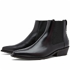 Our Legacy Men's Cyphre Chelsea Boot in Black Leather