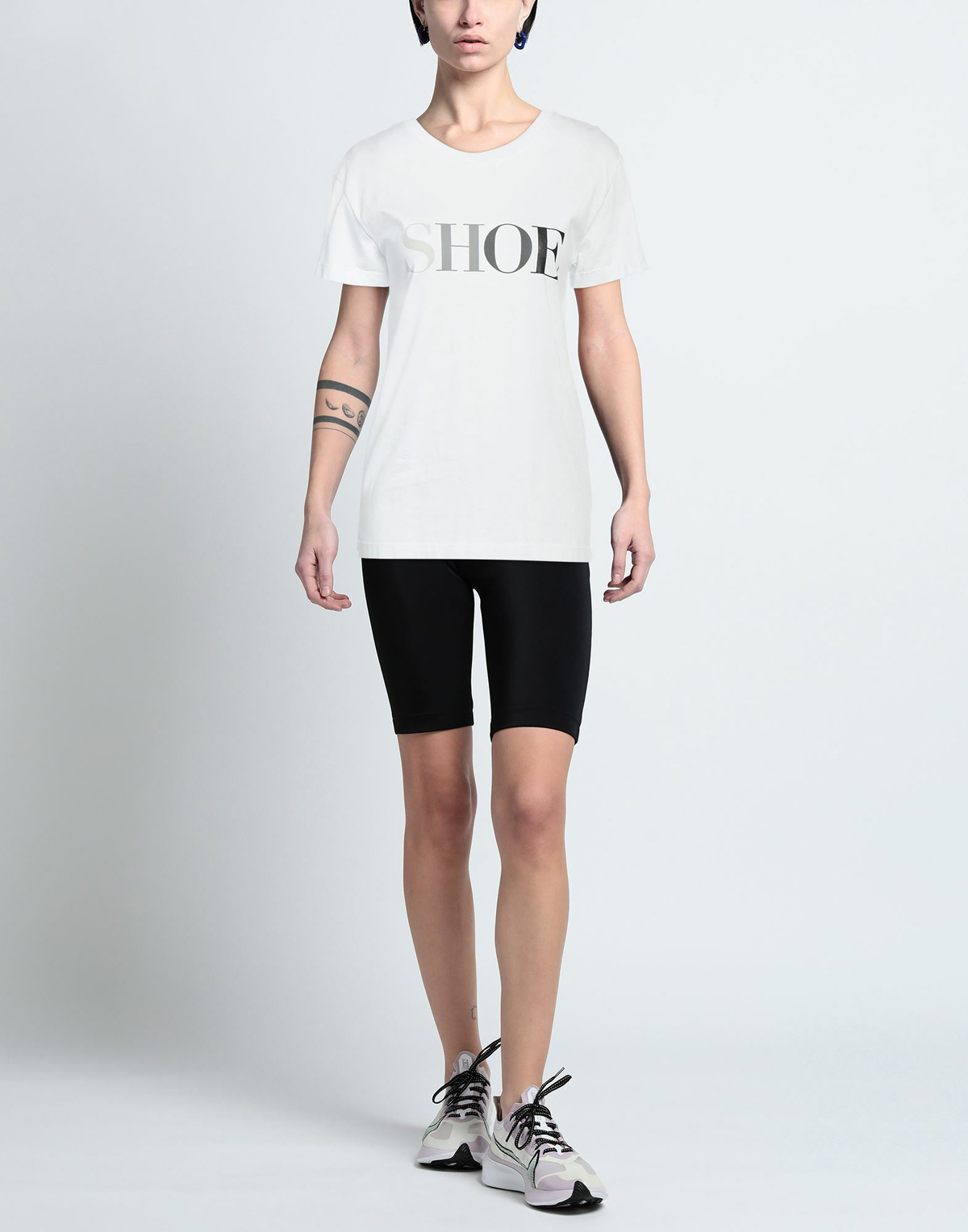Shoe Womens T-shirt in White