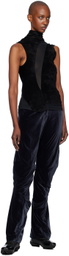 Kiko Kostadinov Black Pendle Paneled Tank Top