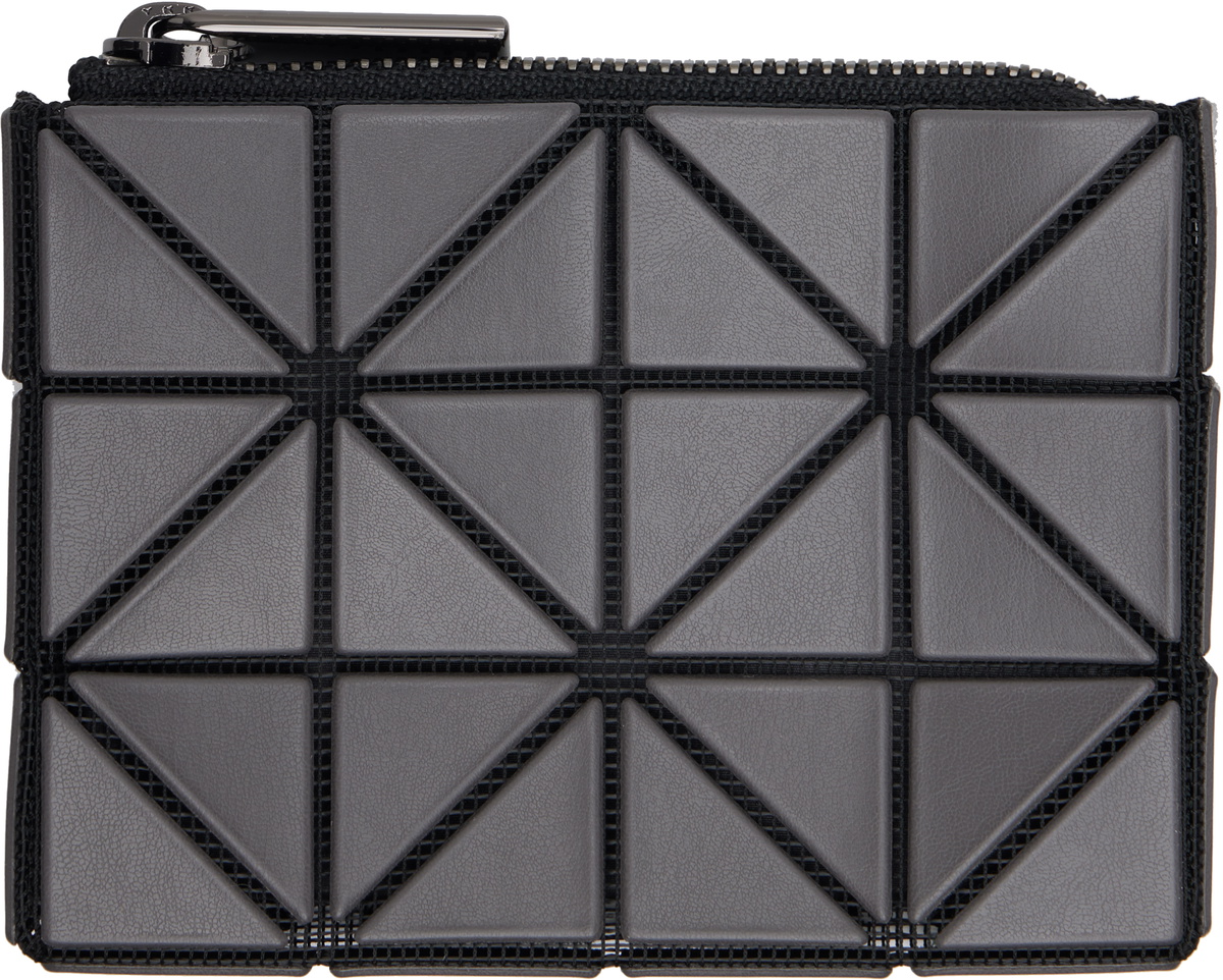 BAO BAO ISSEY MIYAKE Gray Casette Card Holder