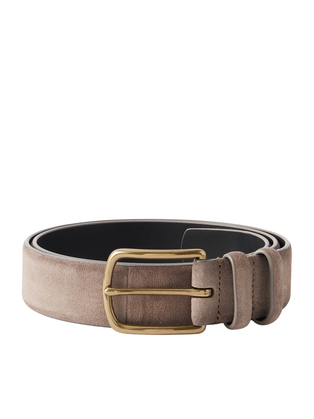 Photo: Officine Creative - 3.5cm Suede Belt - Brown