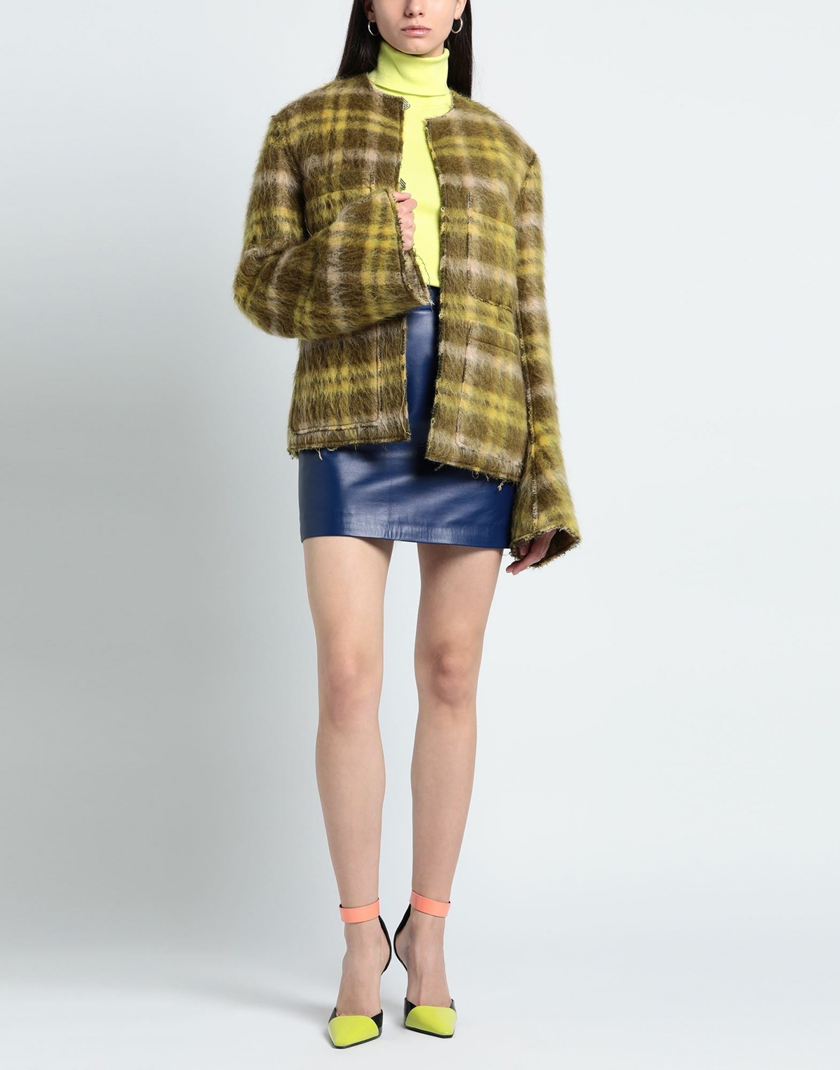 The Attico Womens Jacket Light in Green