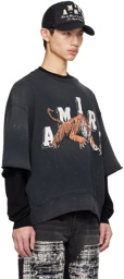 AMIRI Black Tiger Sweatshirt