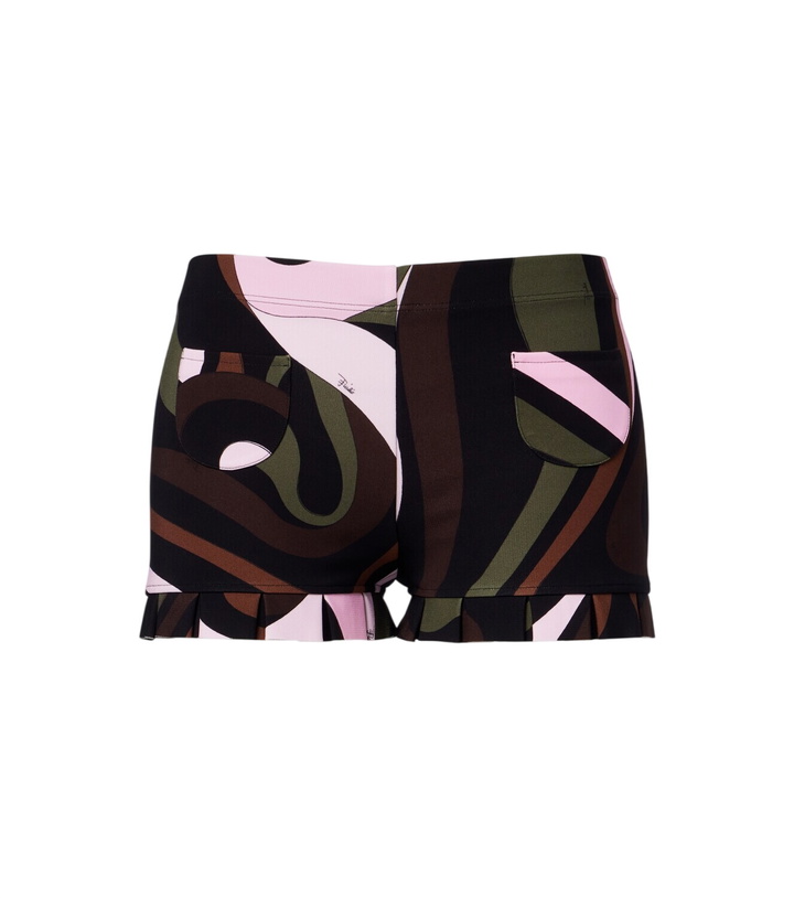 Photo: Pucci Marmo ruffled jersey shorts