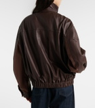 Lemaire Leather blouson jacket