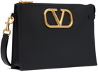 Valentino Garavani Black VLogo Pouch