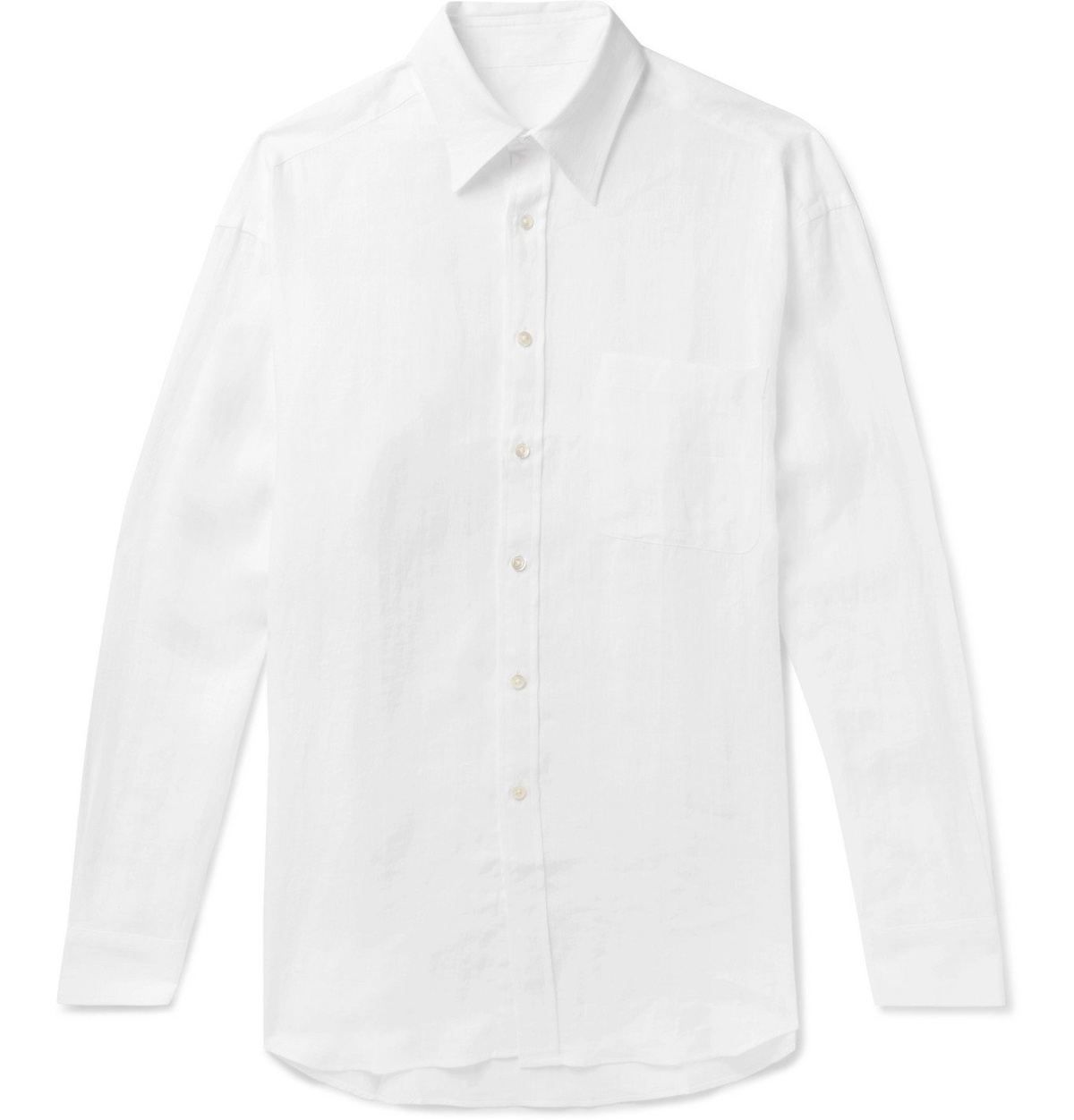 Anderson & Sheppard - Linen Shirt - White Anderson & Sheppard