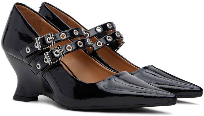 Sandales à Talon Compensé Esprit Noir - Taille 11M - Neuf Sans Emballage