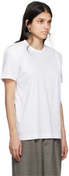 Junya Watanabe White Shoulder Pads T-Shirt
