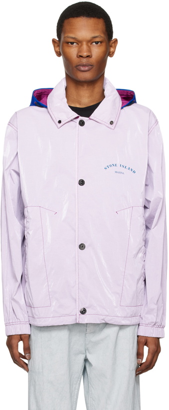 Photo: Stone Island Pink Prismatico Jacket