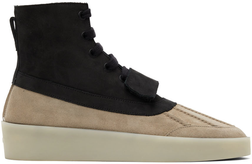 Fear of God Black Taupe Duck Boots Fear Of God