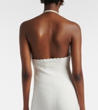 Jacquemus Tablier knitted midi dress