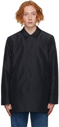PS by Paul Smith Navy Recycled Mac Raincoat