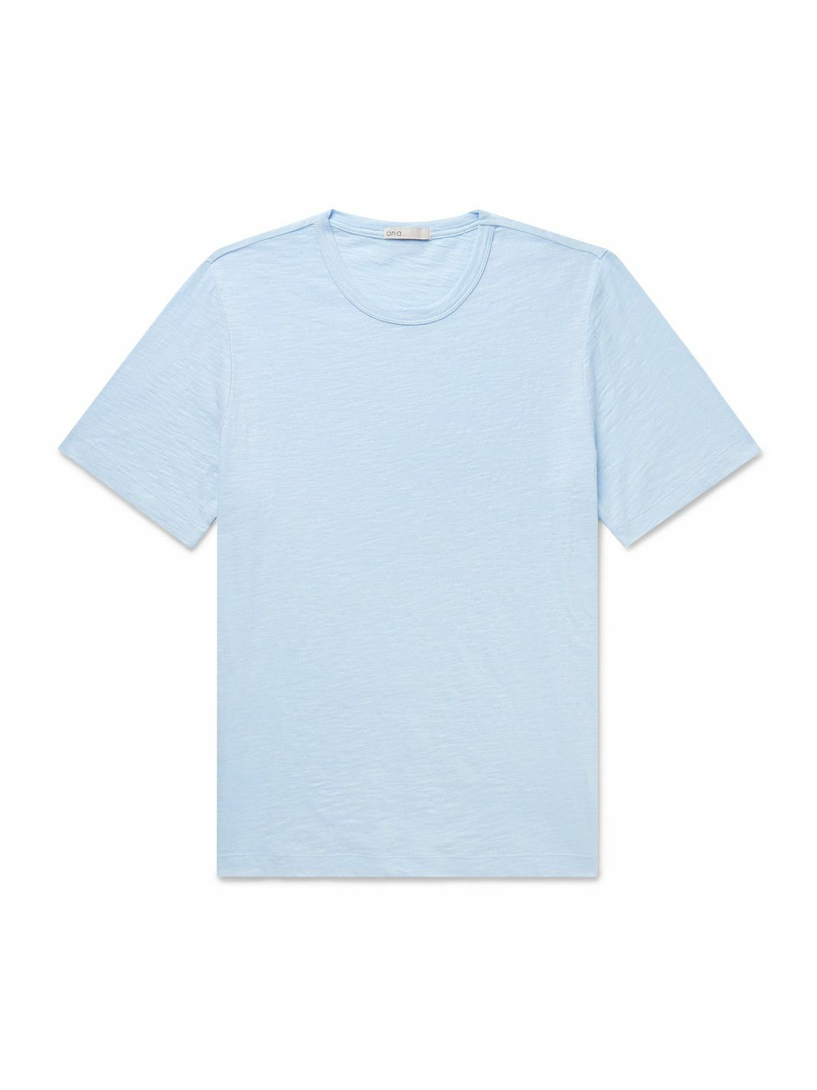 Onia - Slub Cotton-Jersey T-Shirt - Blue