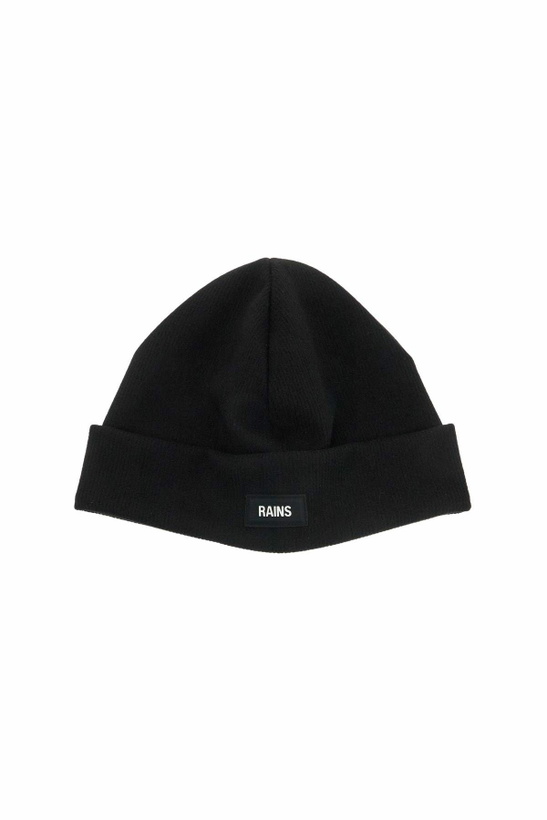 Photo: RAINS ribbed fleece be Black