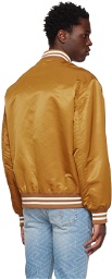 Versace Gold Varsity Bomber Jacket