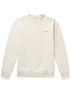 Ader Error - Logo-Detailed Mélange Cotton-Blend Jersey Sweatshirt - Gray