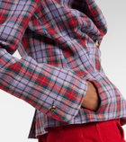 Vivienne Westwood Tartan linen blazer