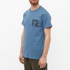 Tired Skateboards Men's Double Vision T-Shirt in Blue