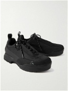 ROA - Andreas Rubber-Trimmed Canvas Sneakers - Black