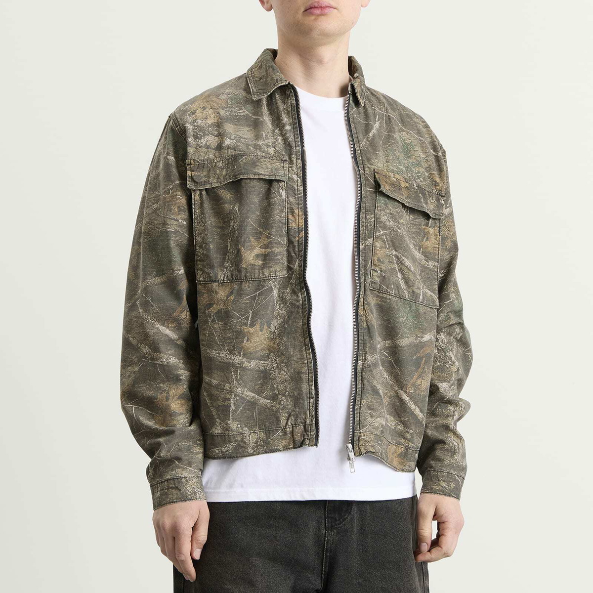Butter Goods Men's Ripstop Core Jacket in Forest Camo