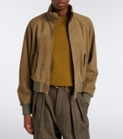Ralph Lauren Collection Suede bomber jacket