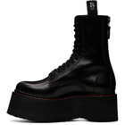 R13 Black Double Stack Boots