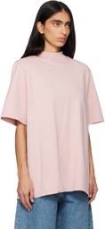 The Attico Pink Padded Shoulder T-shirt