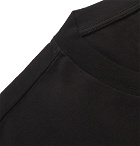 Maison Margiela - Oversized Printed Cotton-Jersey T-Shirt - Black