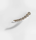 Sophie Bille Brahe Croissant De Lune 18kt gold single earring with diamonds