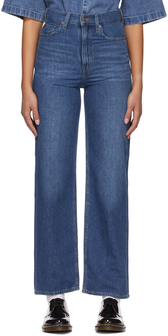 Levi's Blue High Loose Jeans Levi's Red