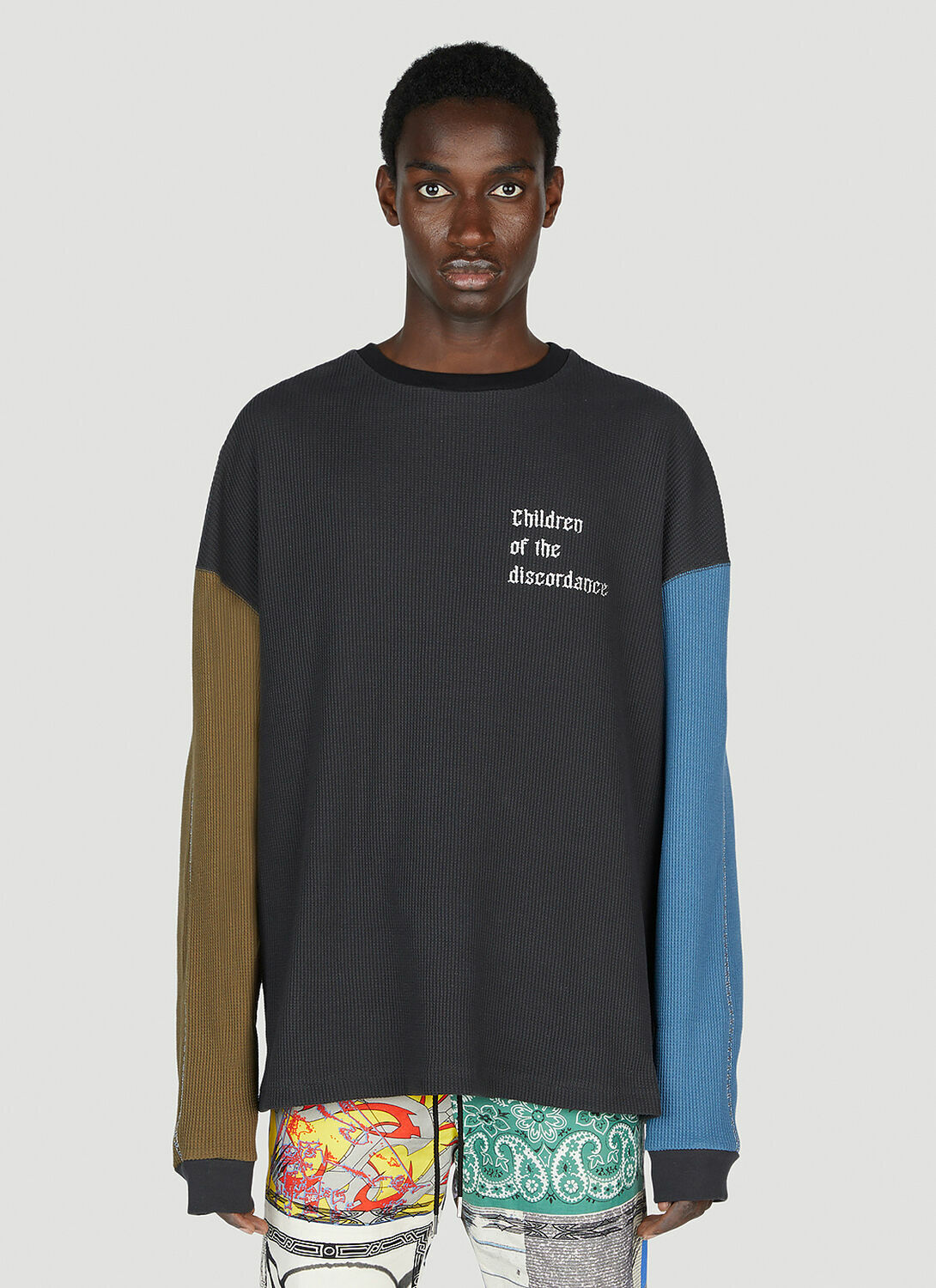 Children Of The Discordance Panelled Sweatshirt