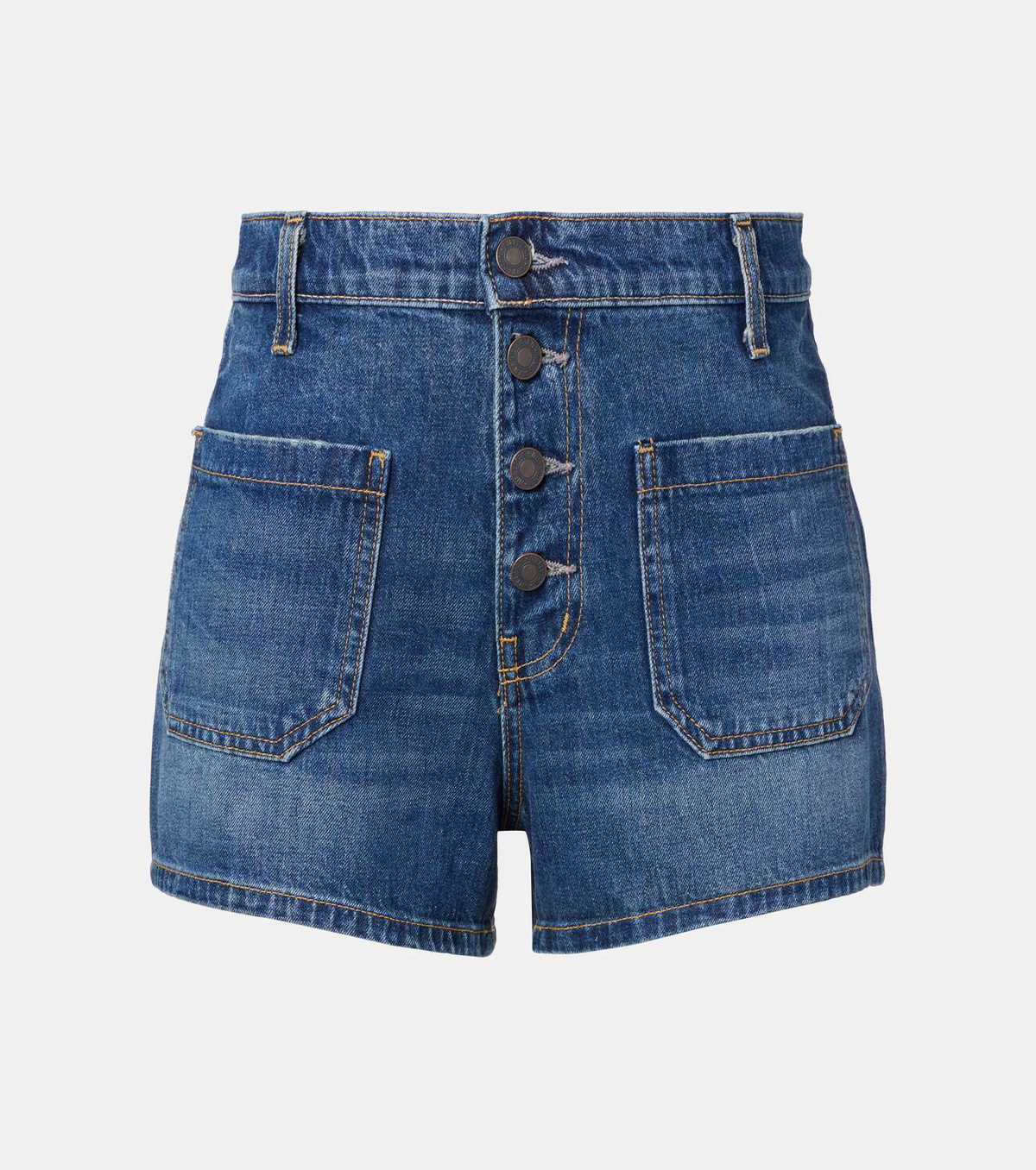 Nili Lotan Harley high-rise denim shorts